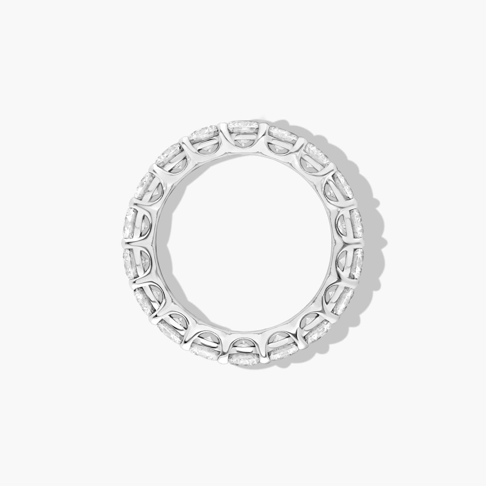 Low Dome Basket Eternity Ring With 3 CTW Lab-Grown Diamonds