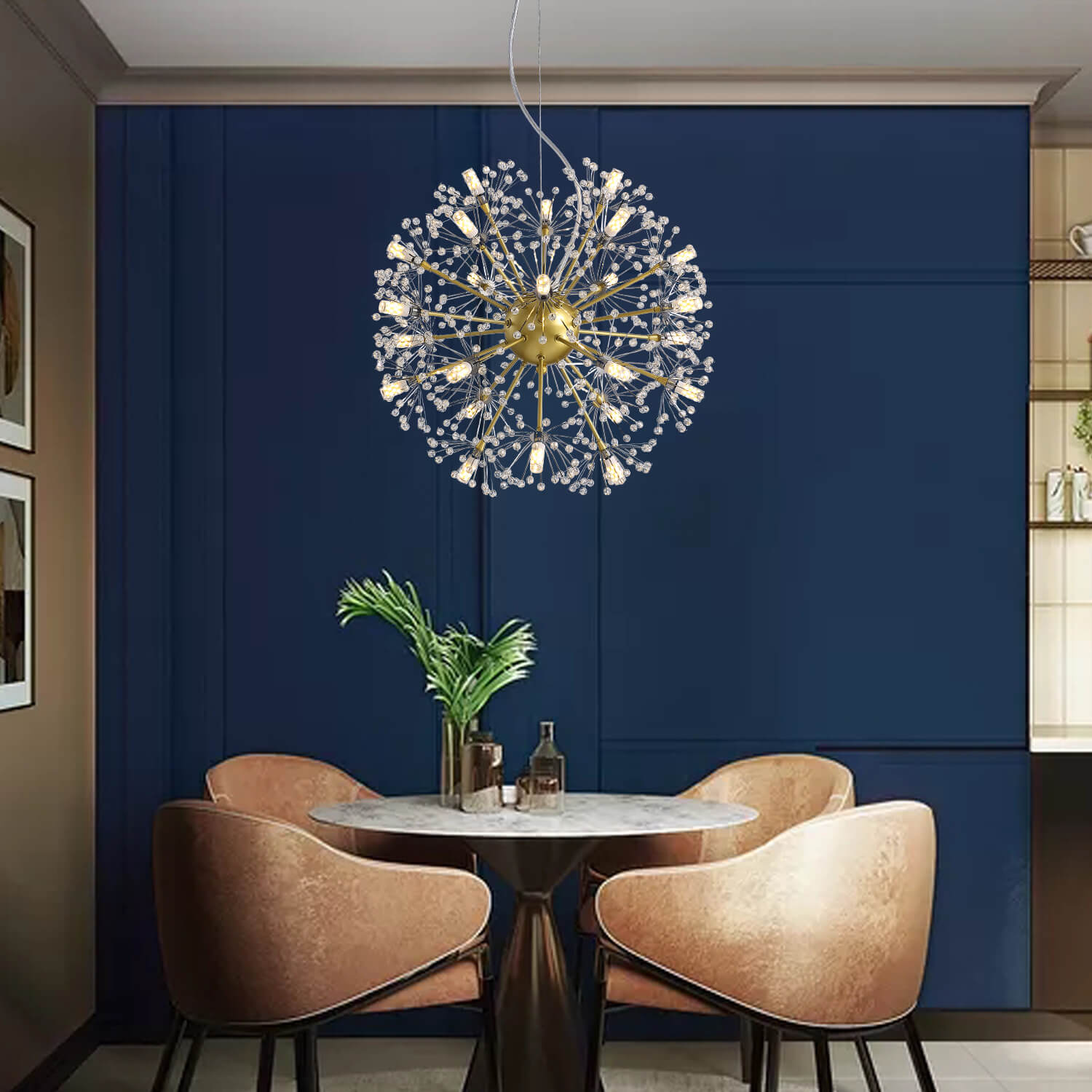 Firework Chandelier Globe Pendant Light