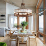 Industrial Farmhouse Crystal Chandelier - 7PM LIGHTING
