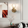 Brass Crystal Wall Sconce For Living Room