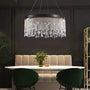 Crystal Raindrop Ring Chandelier