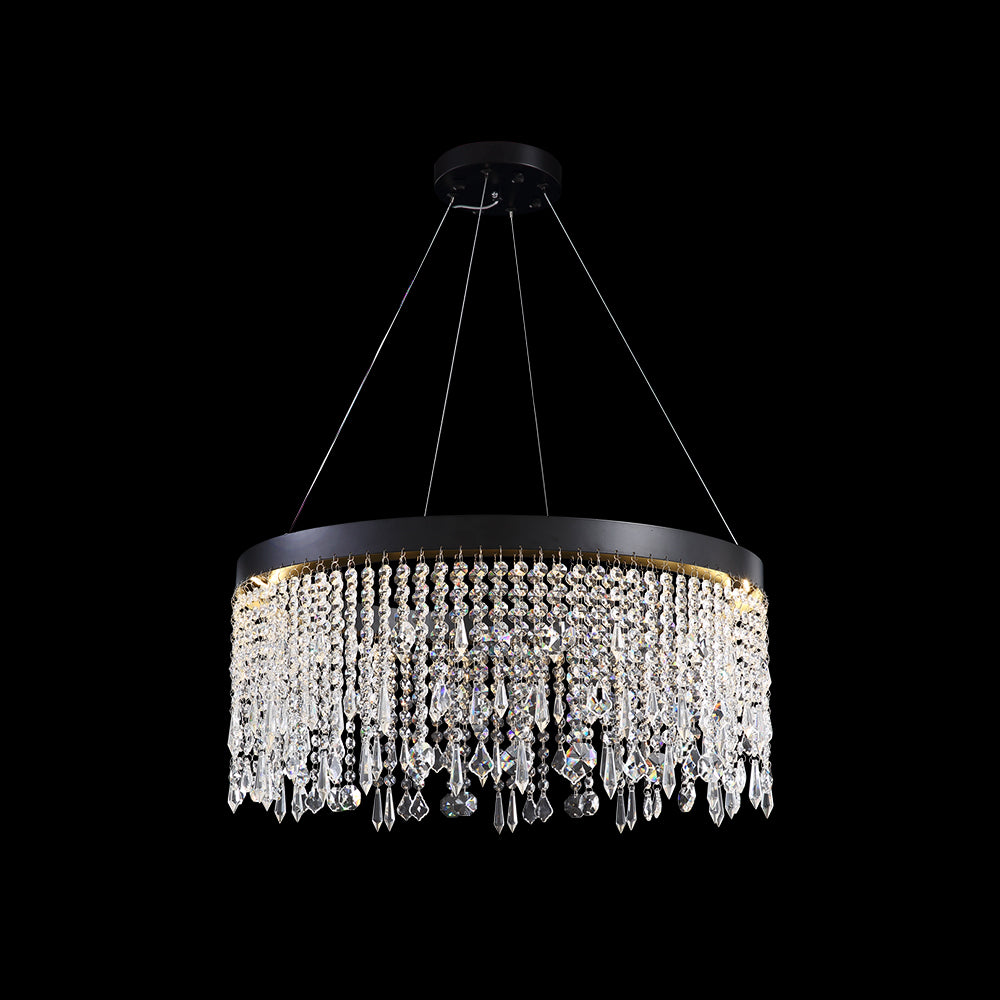 Crystal Round Pendant Light