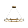 Gold Ring LED Pendant Light Single Ring