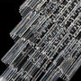 Multi-Layer Crystal Rods Chandelier Ceiling Light - Details