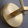 Short Pole Brass Crystal Wall Light Detail-2