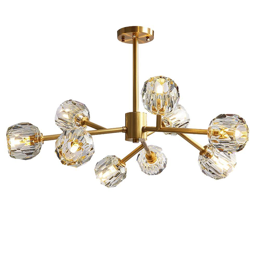 Modern Gold Sputnik Crystal Chandelier - 7PM LIGHTING