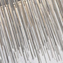 Post Modern Rectangle Aluminum Tassel Linear Chandelier - Details